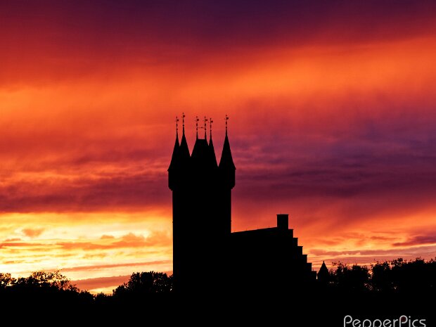 Silhouetten Belfort Sluis Silhouet foto's van het Belfort Sluis © Pepperpics / Bram Bonnewel